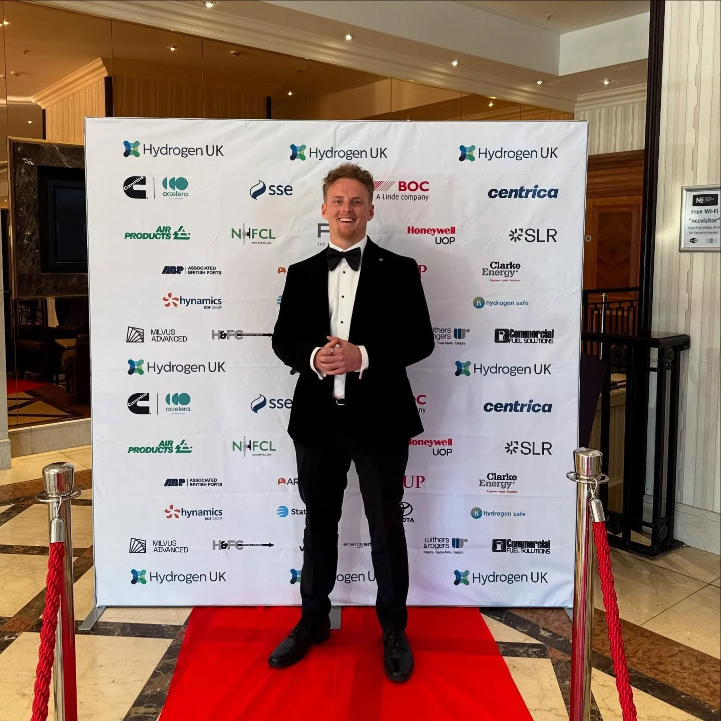 Ben Smith at a corporate awards event